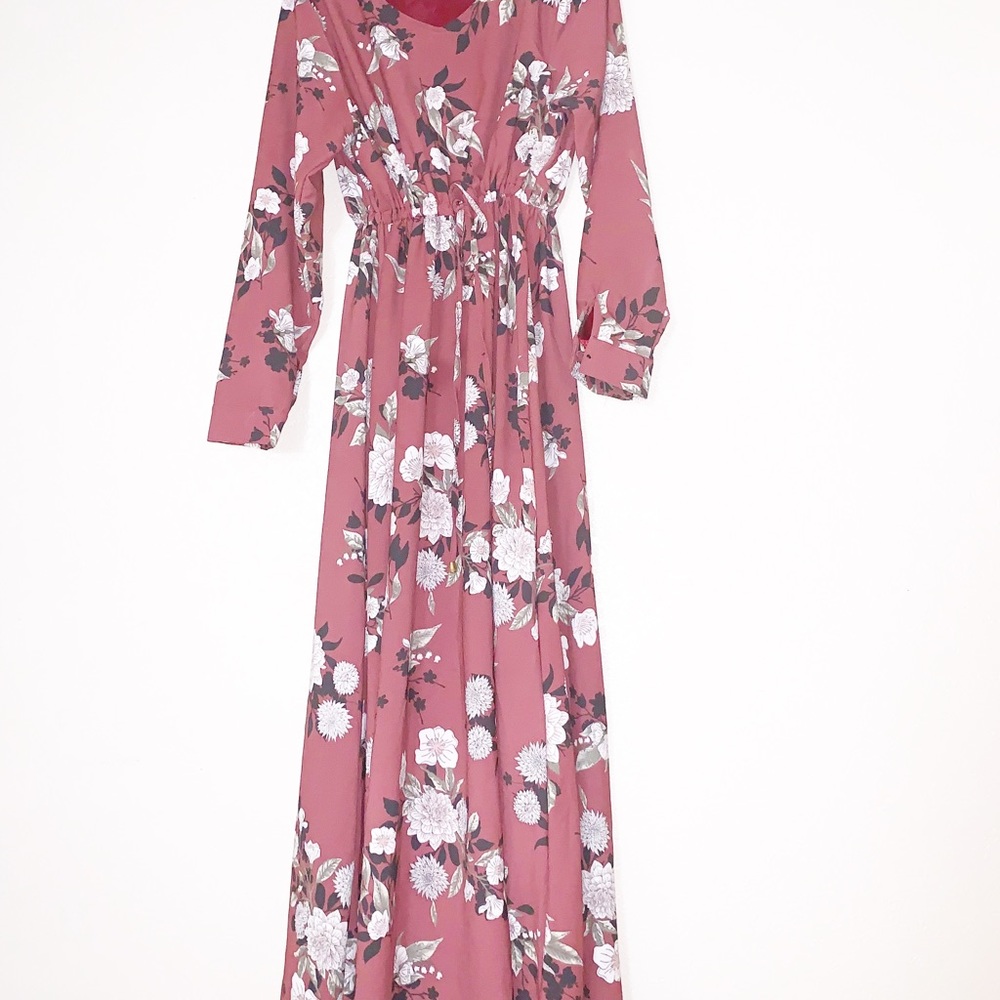 Long floral dress